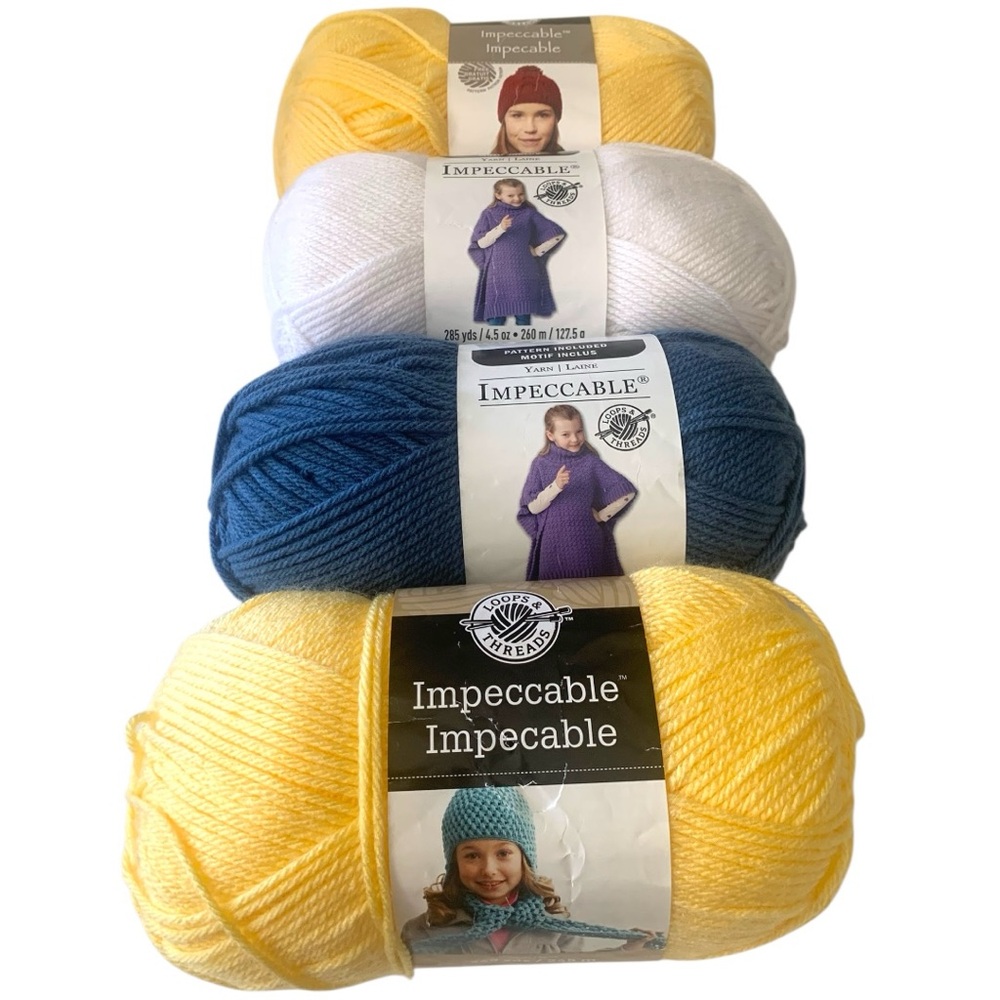 NWT Michael’s Loops & Threads Impeccable Yarn Worsted Weight 4